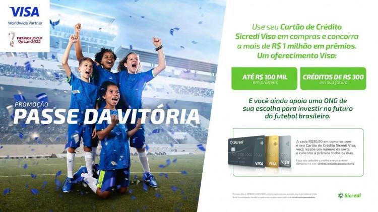 Nova promoção do Sicredi em parceria com Visa sorteia mais de R$ 1 milhão em prêmios